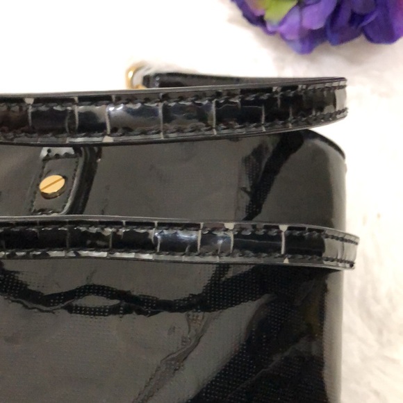 Michael Kors shiny black monogram bag - Picture 11 of 11